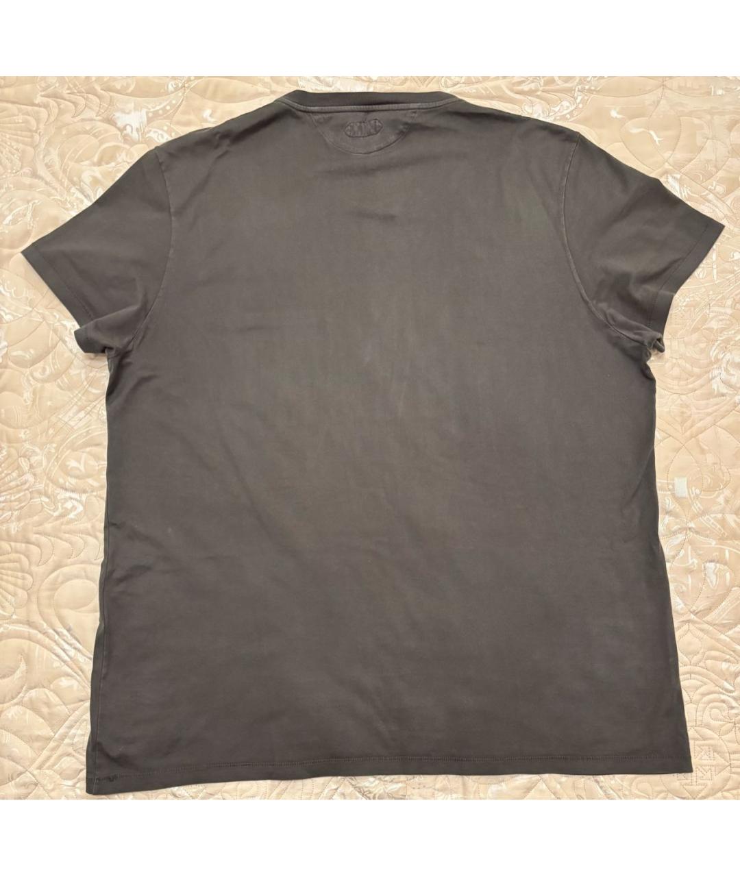 TOM FORD Антрацитовая хлопковая футболка, фото 5