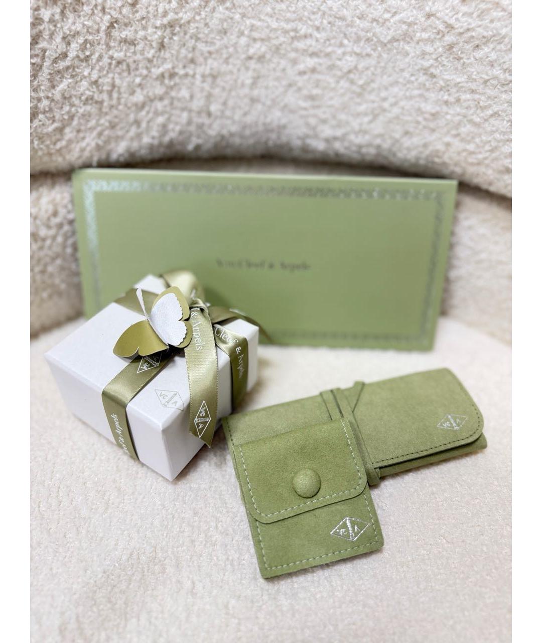 VAN CLEEF & ARPELS Бордовые серьги из желтого золота, фото 6