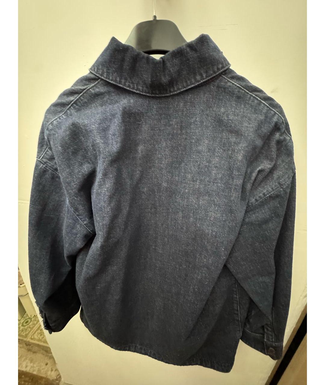 WEEKEND MAX MARA Темно-синяя деним куртка, фото 2