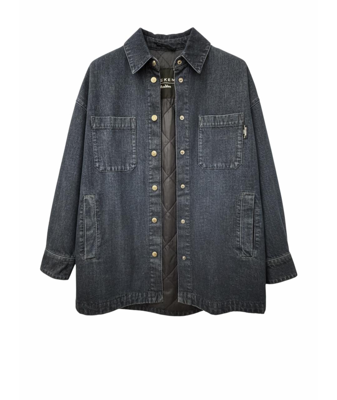 WEEKEND MAX MARA Темно-синяя деним куртка, фото 1