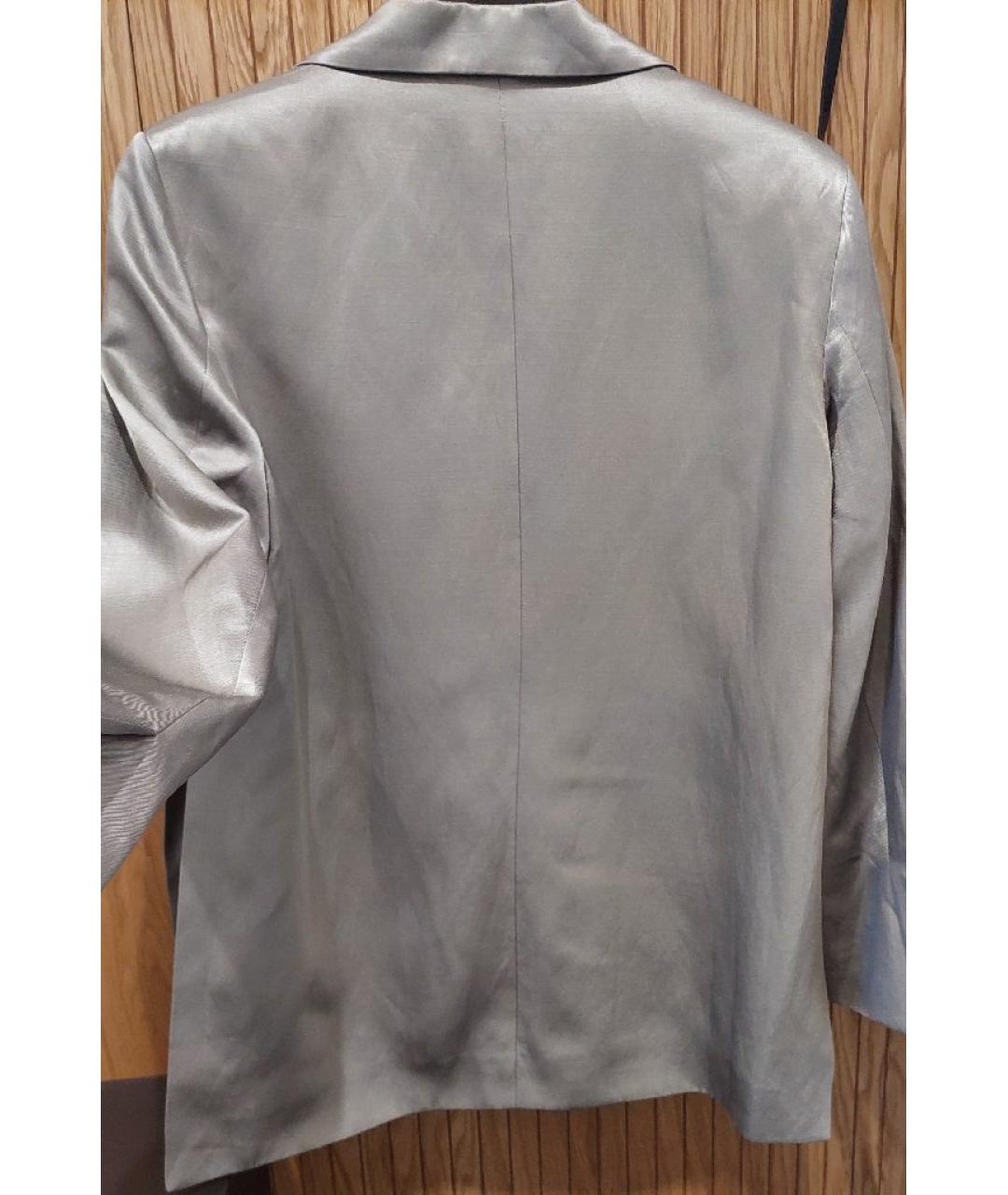 ARKET Серый вискозный жакет/пиджак, фото 4
