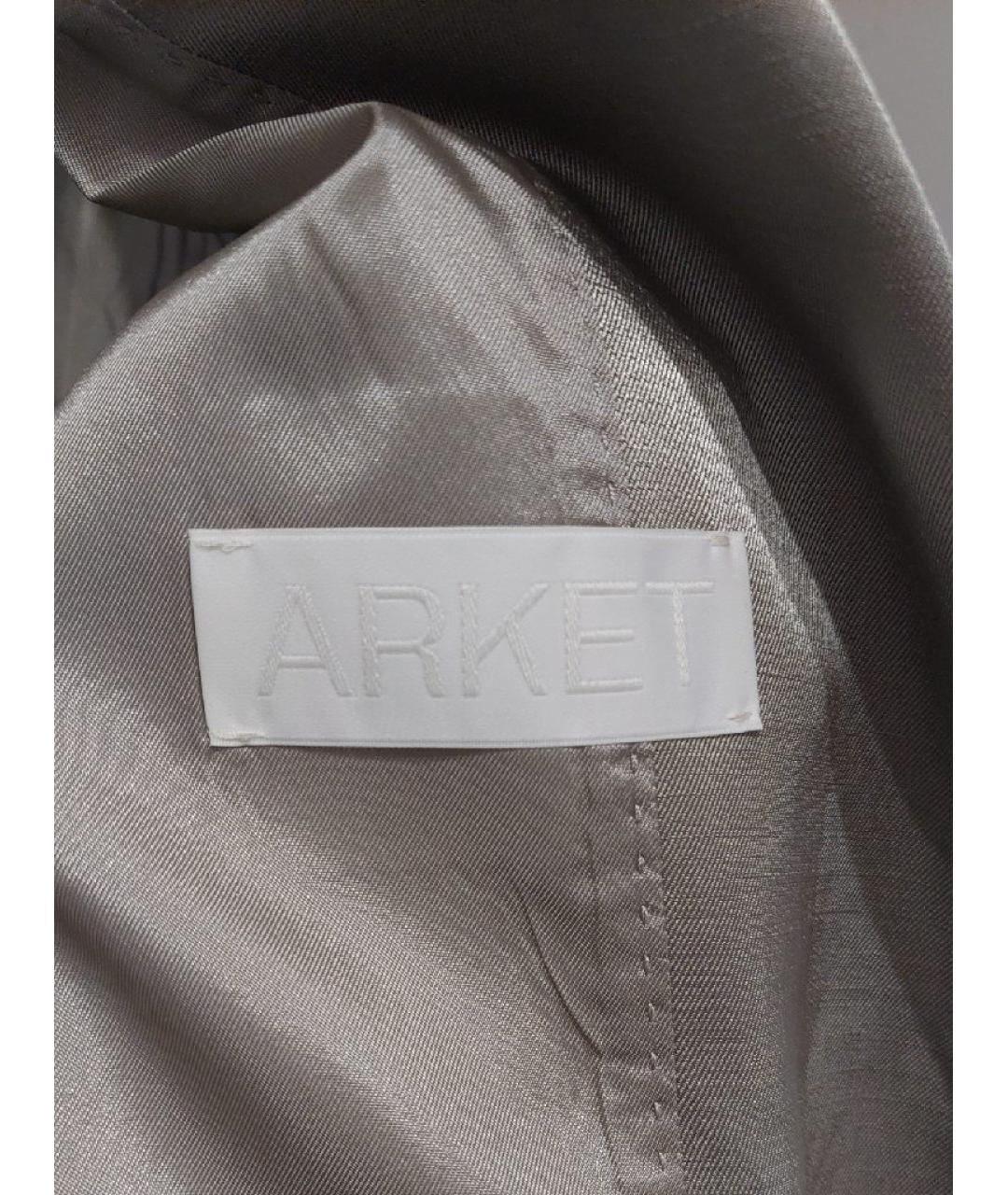 ARKET Серый вискозный жакет/пиджак, фото 5