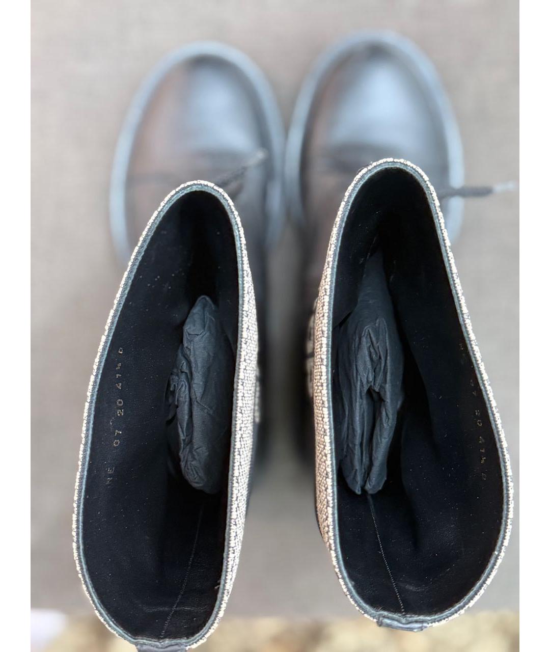 CHRISTIAN DIOR Коричневые кожаные ботинки, фото 3