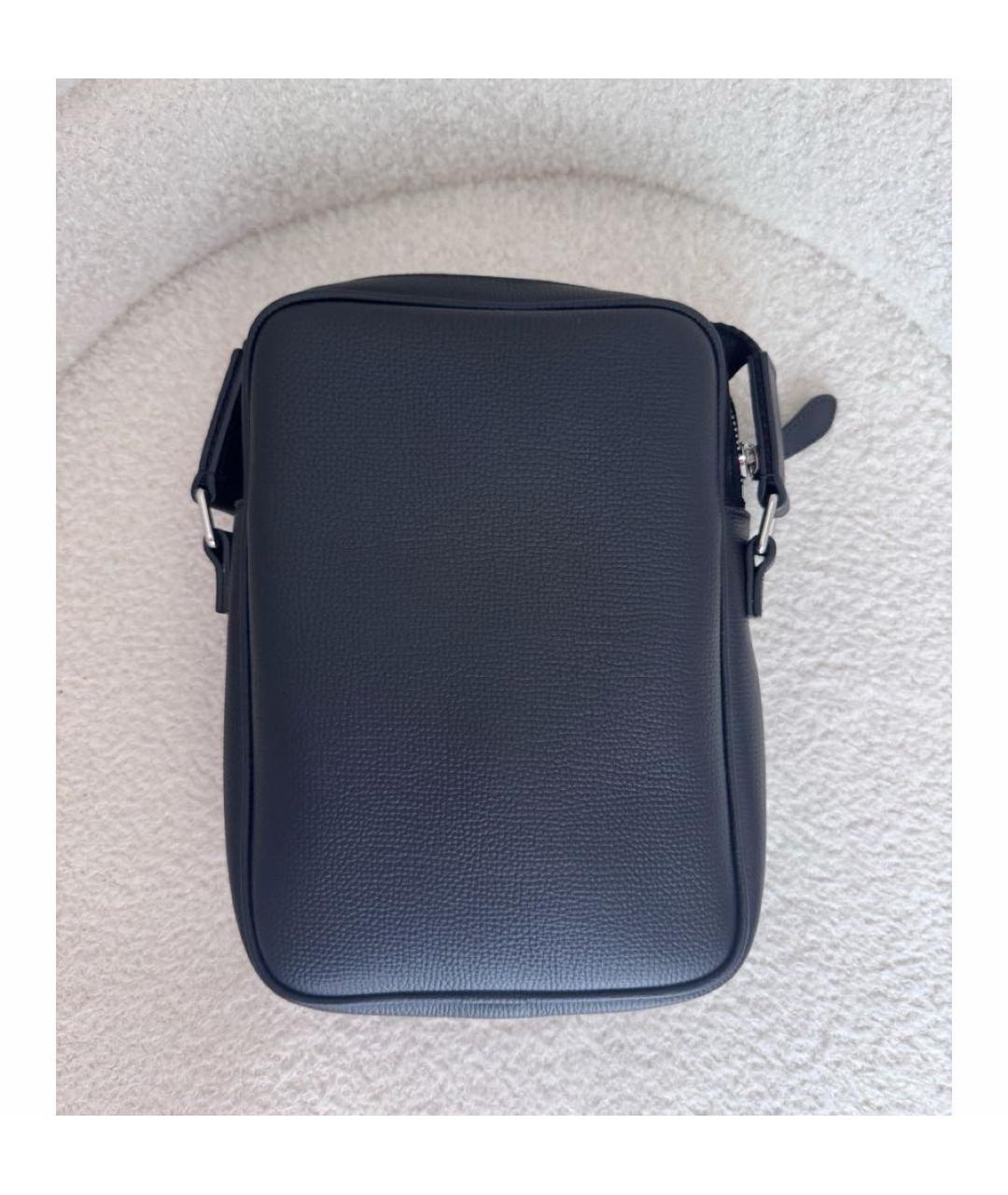 BURBERRY Черная кожаная сумка на плечо, фото 3