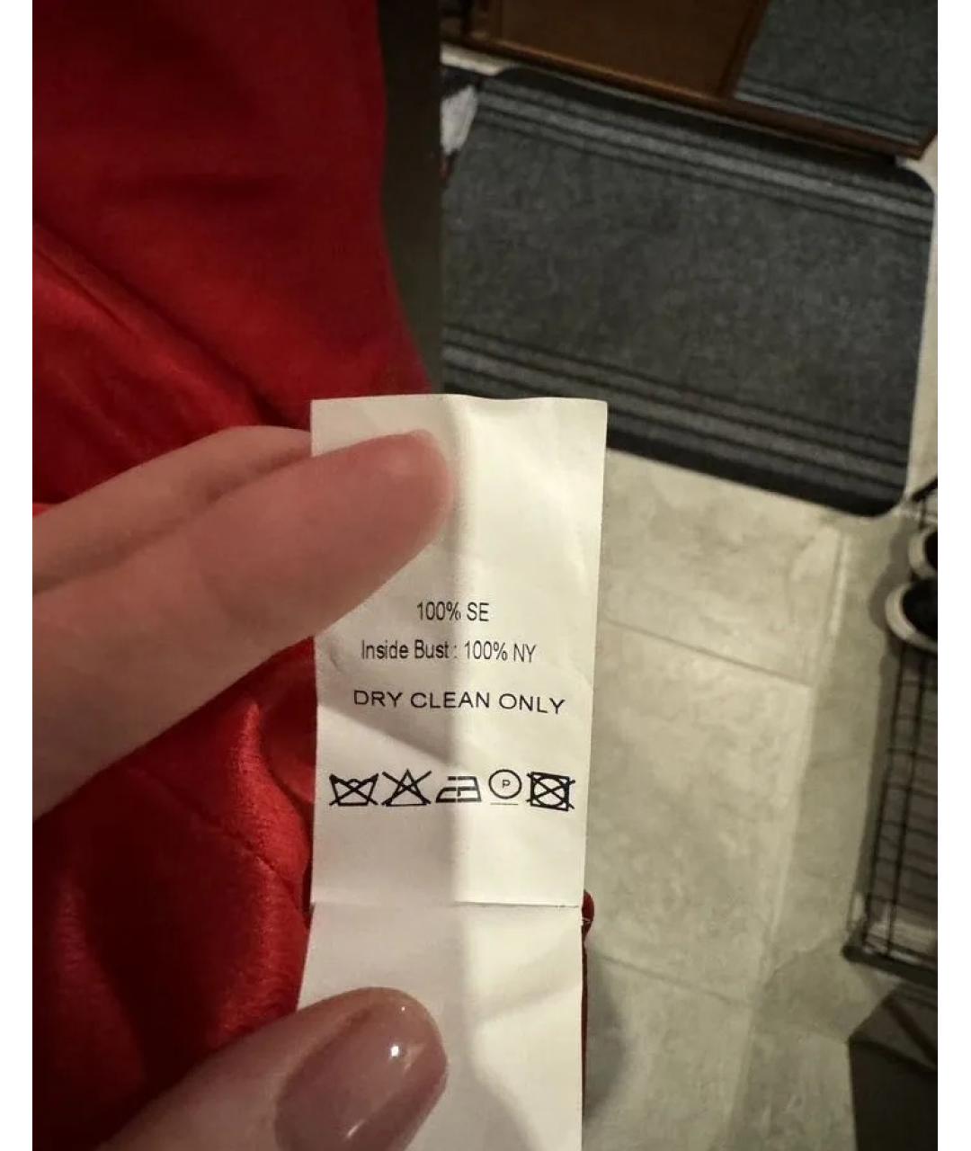 ZUHAIR MURAD Красное шелковое вечернее платье, фото 6