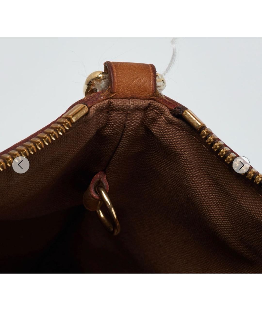 LOUIS VUITTON Коричневая сумка тоут, фото 3