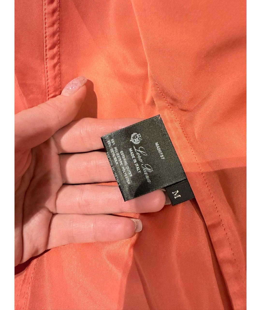 LORO PIANA Коралловый полиэстеровый жилет, фото 3