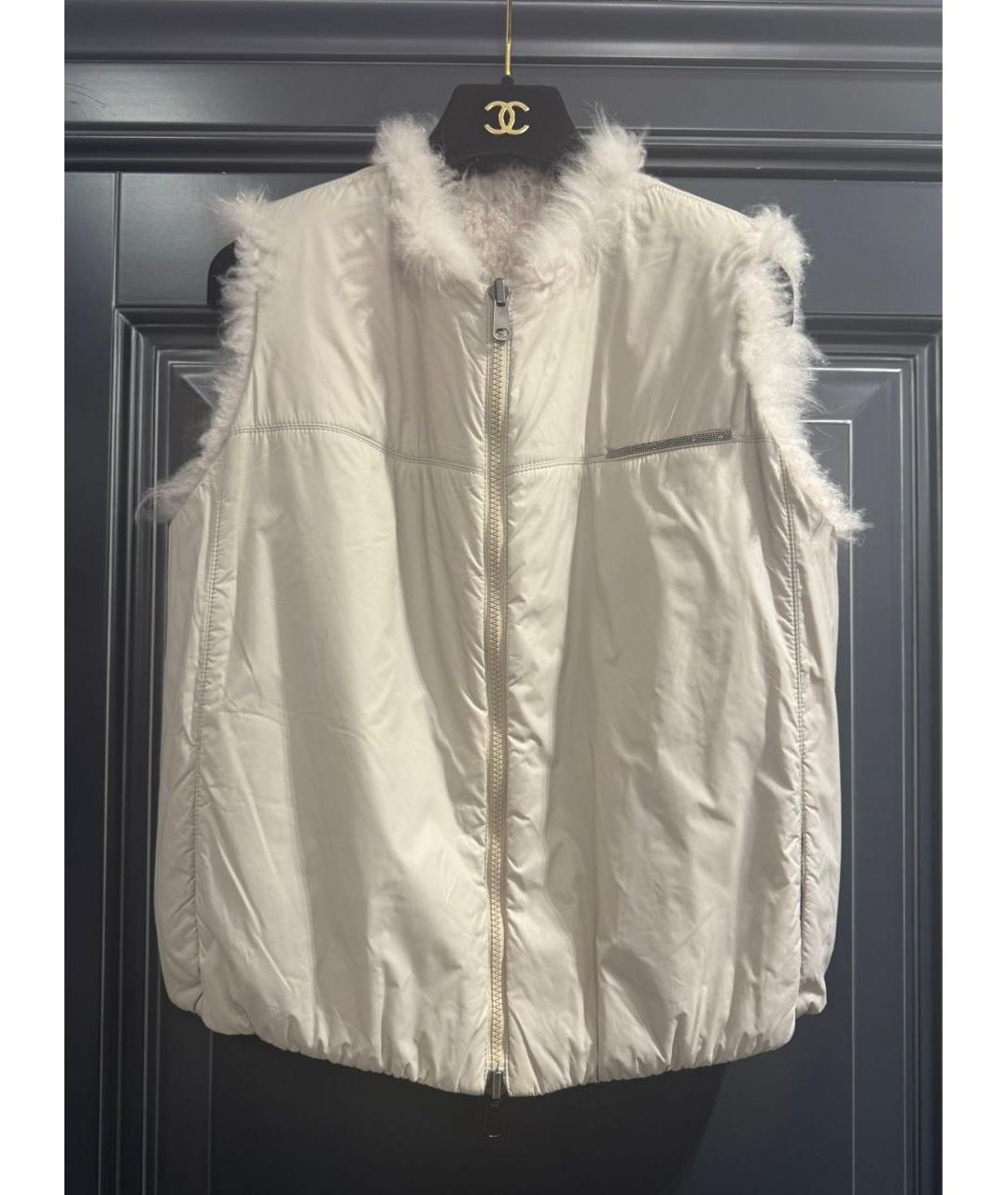 BRUNELLO CUCINELLI Бежевый жилет, фото 2