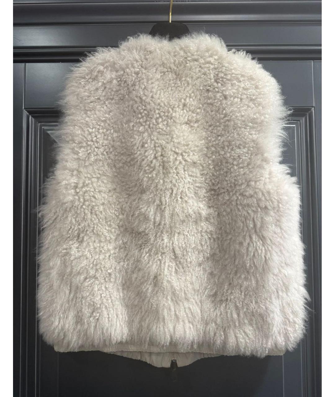 BRUNELLO CUCINELLI Бежевый жилет, фото 3