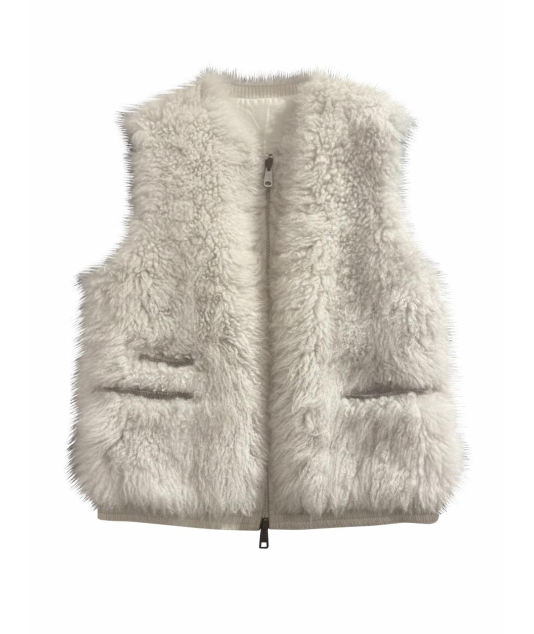 BRUNELLO CUCINELLI Бежевый жилет, фото 1