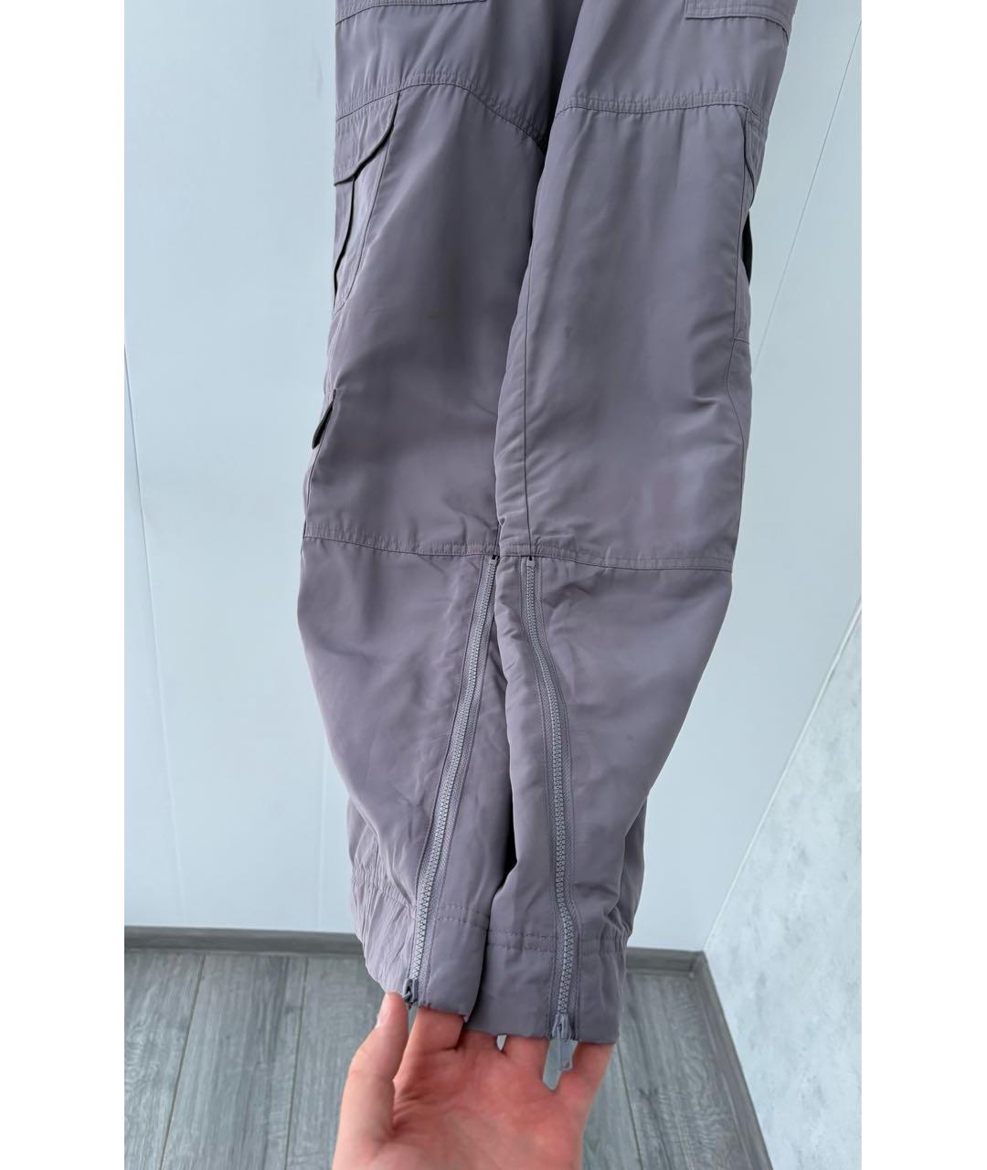 ALO YOGA Мульти хлопко-эластановые брюки широкие, фото 4