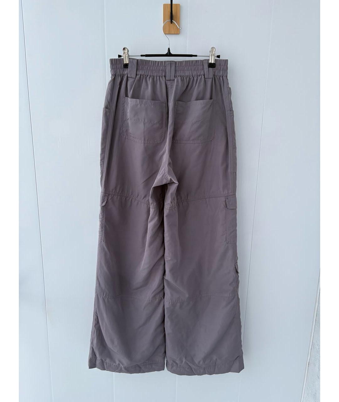 ALO YOGA Мульти хлопко-эластановые брюки широкие, фото 2