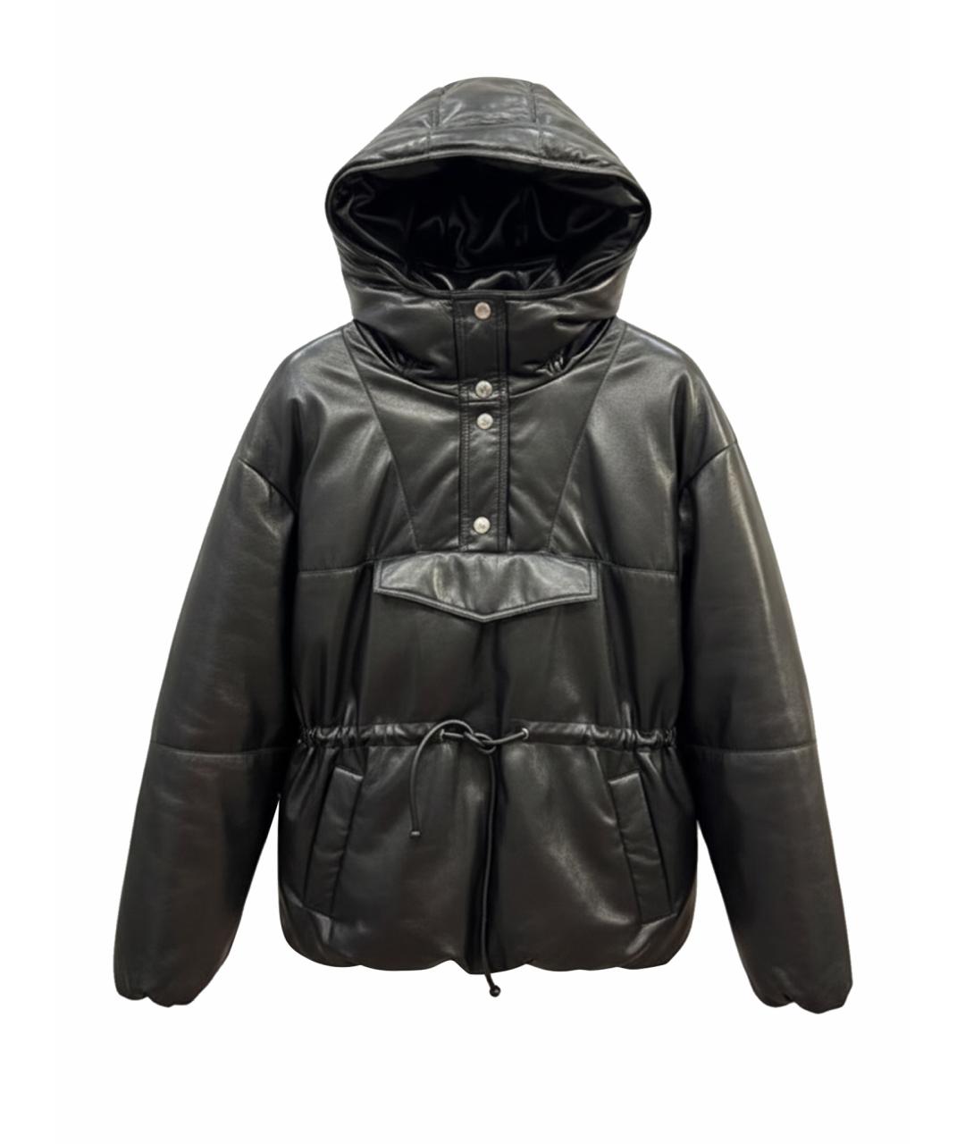 NANUSHKA Черный полиэстеровый пуховик, фото 1