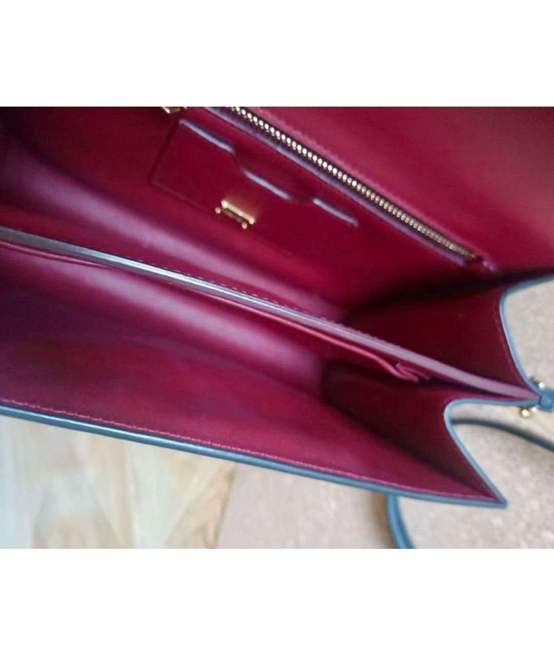 DOLCE&GABBANA Черная кожаная сумка через плечо, фото 2