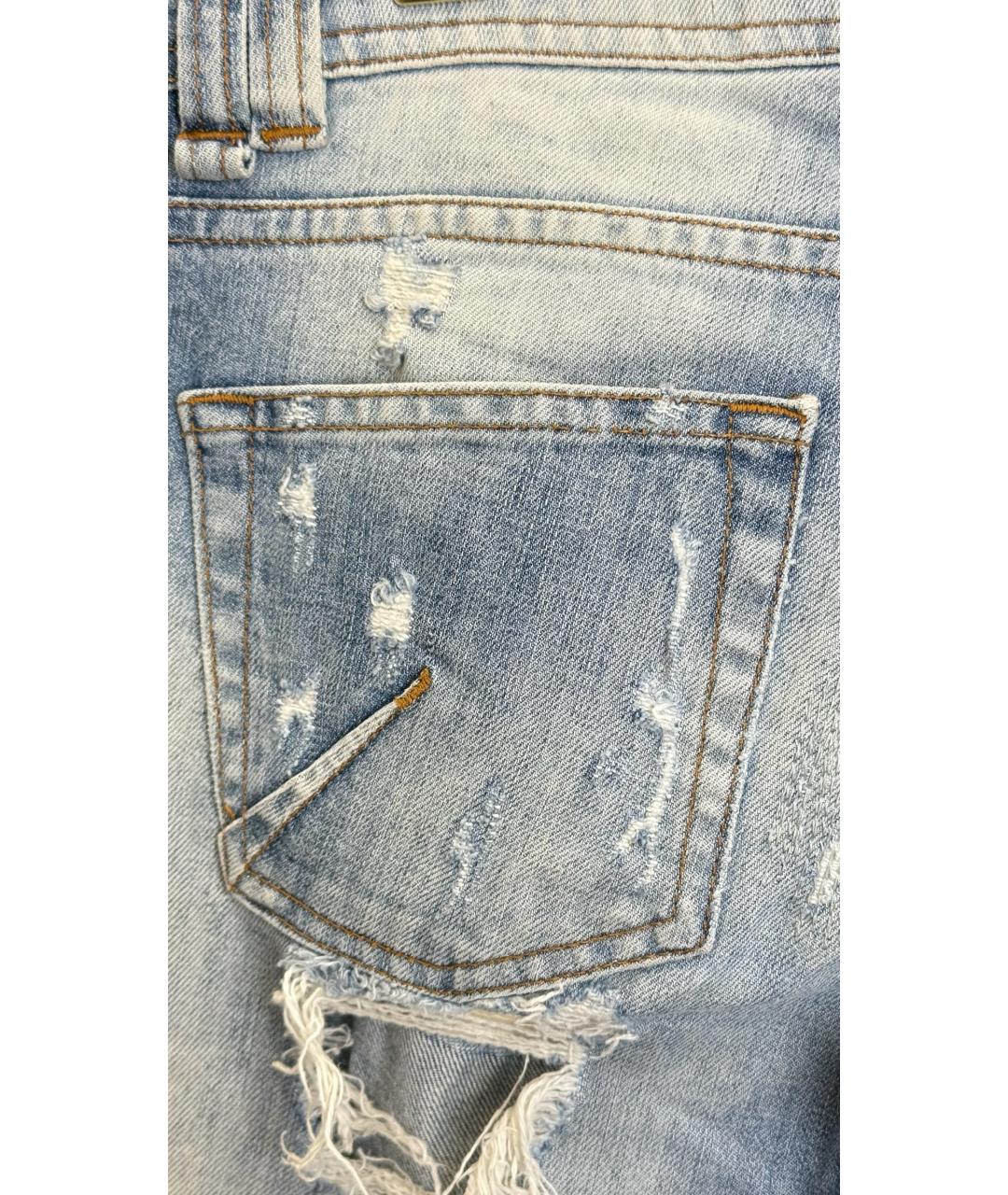 JOHN GALLIANO Голубые прямые джинсы, фото 5