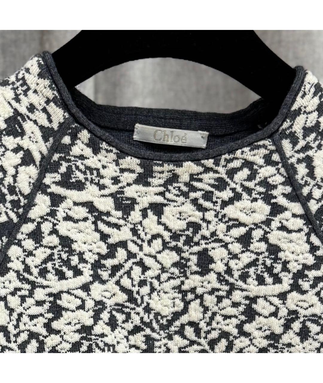 CHLOE Мульти шерстяной джемпер / свитер, фото 3