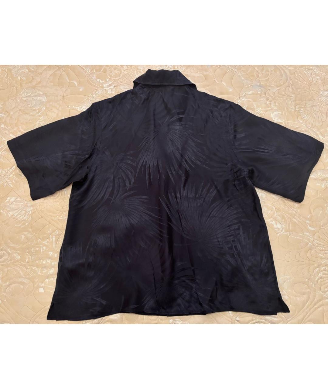 COS Темно-синий шелковый костюм с брюками, фото 3