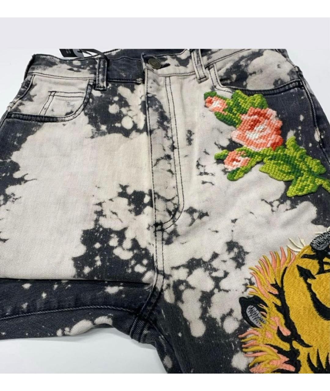 GUCCI Мульти хлопко-эластановые джинсы слим, фото 6