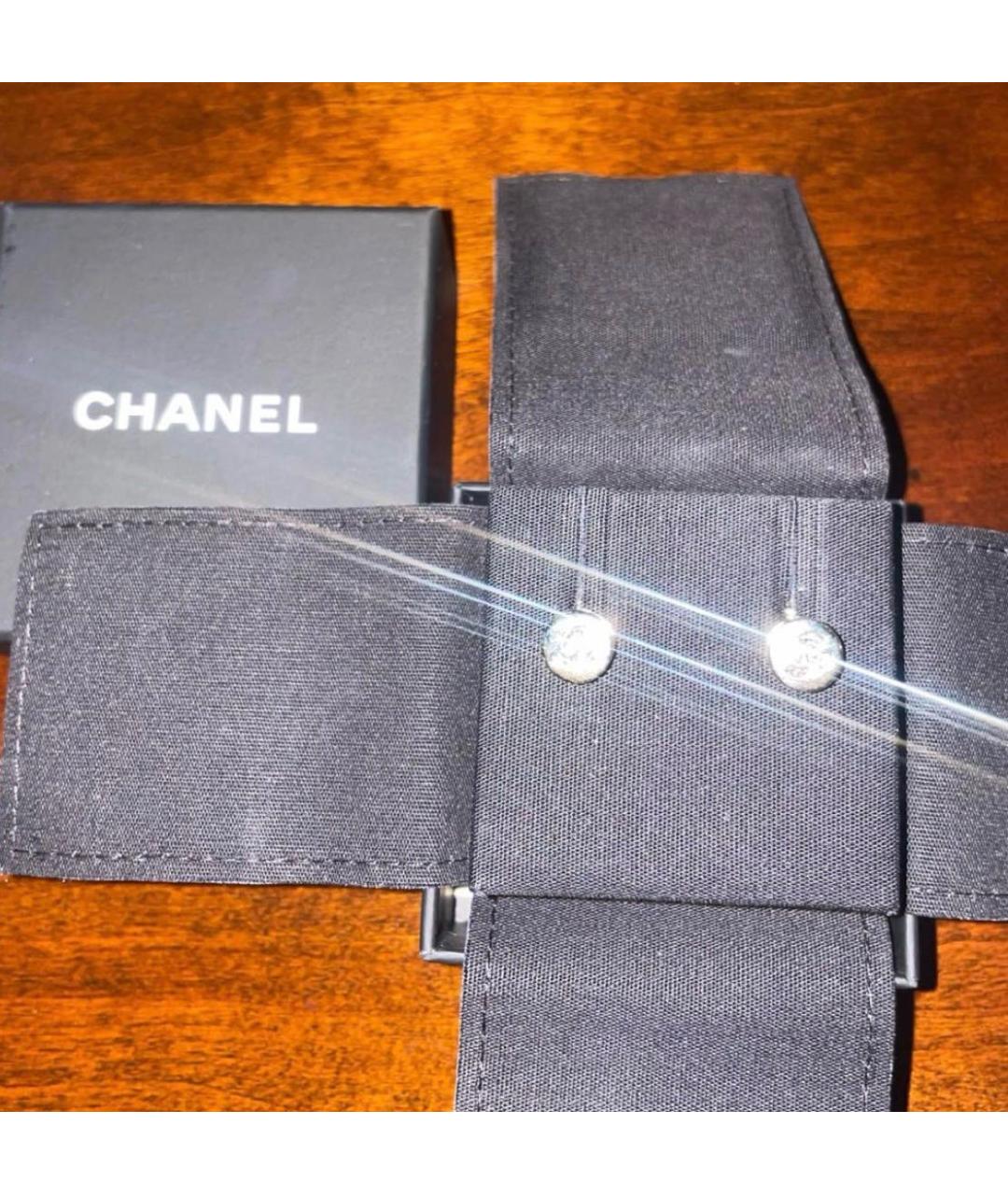 CHANEL Серебряные латунные серьги, фото 3