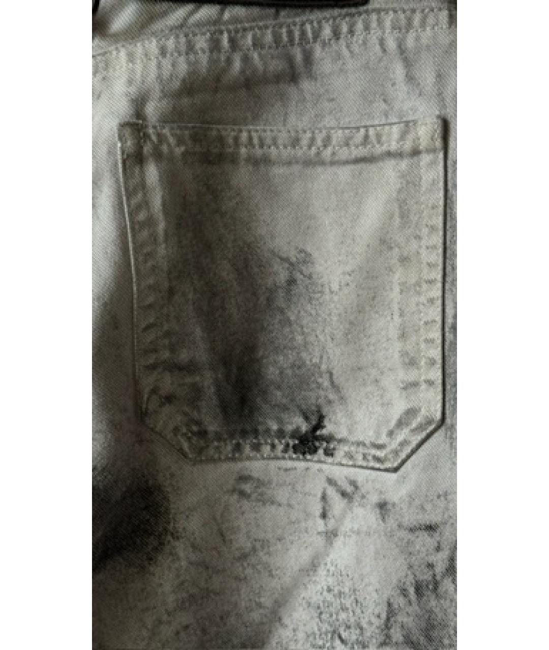 JOHN GALLIANO Серые прямые джинсы, фото 4