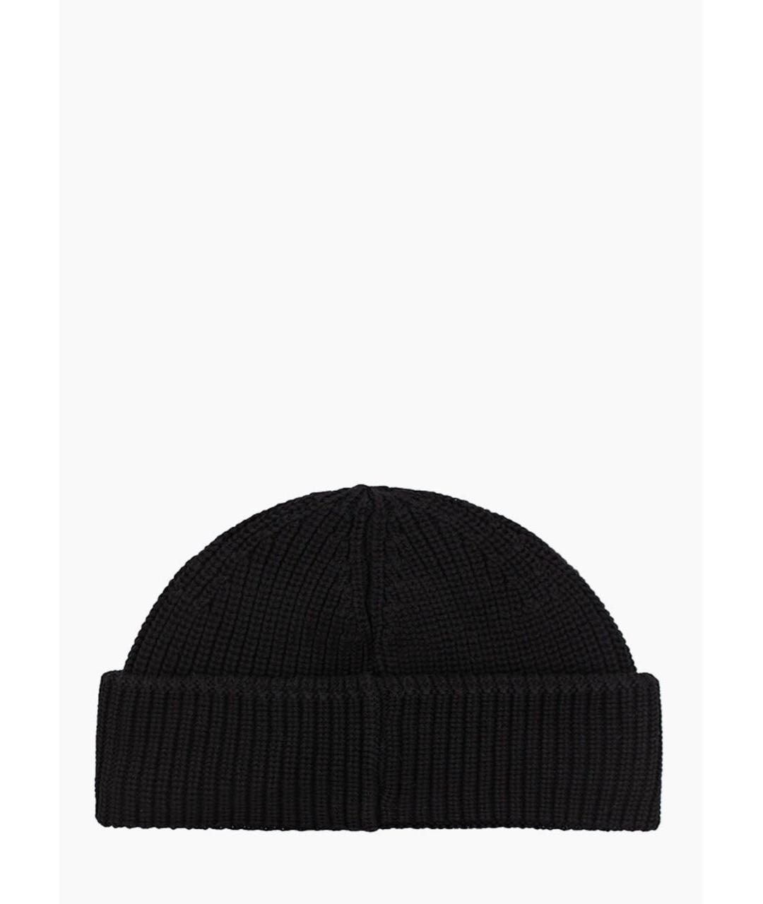 CALVIN KLEIN Черная хлопковая шапка, фото 2