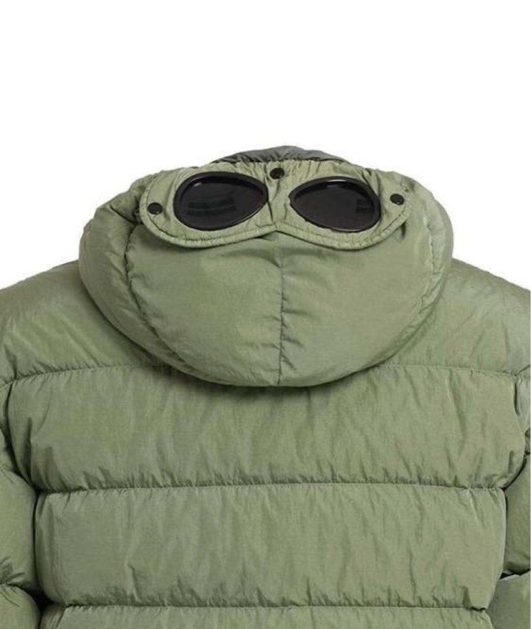 CP COMPANY Зеленый полиамидовый пуховик, фото 3