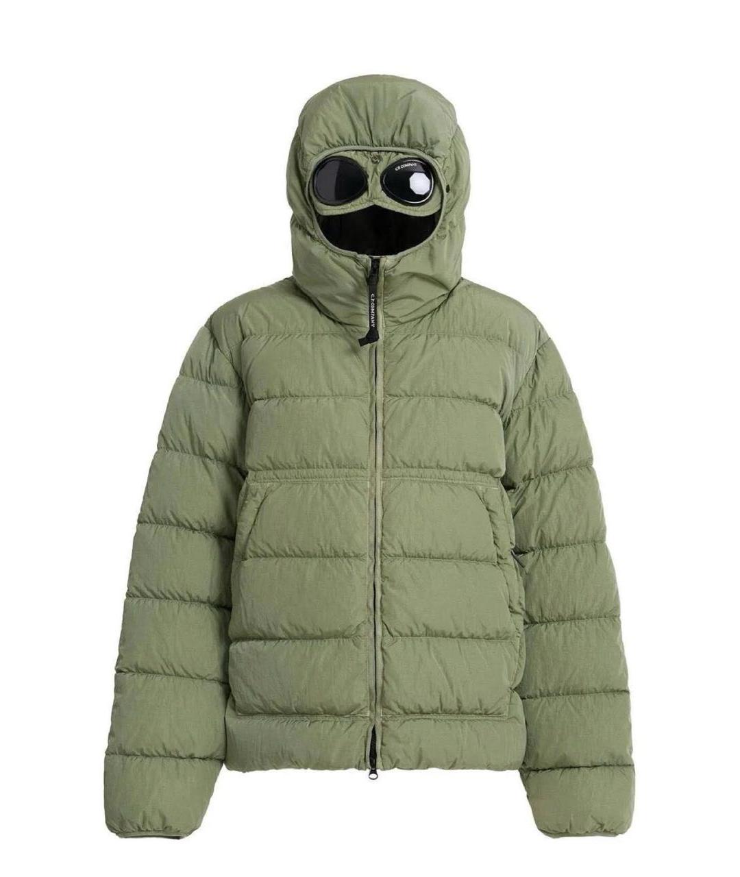 CP COMPANY Зеленый полиамидовый пуховик, фото 5
