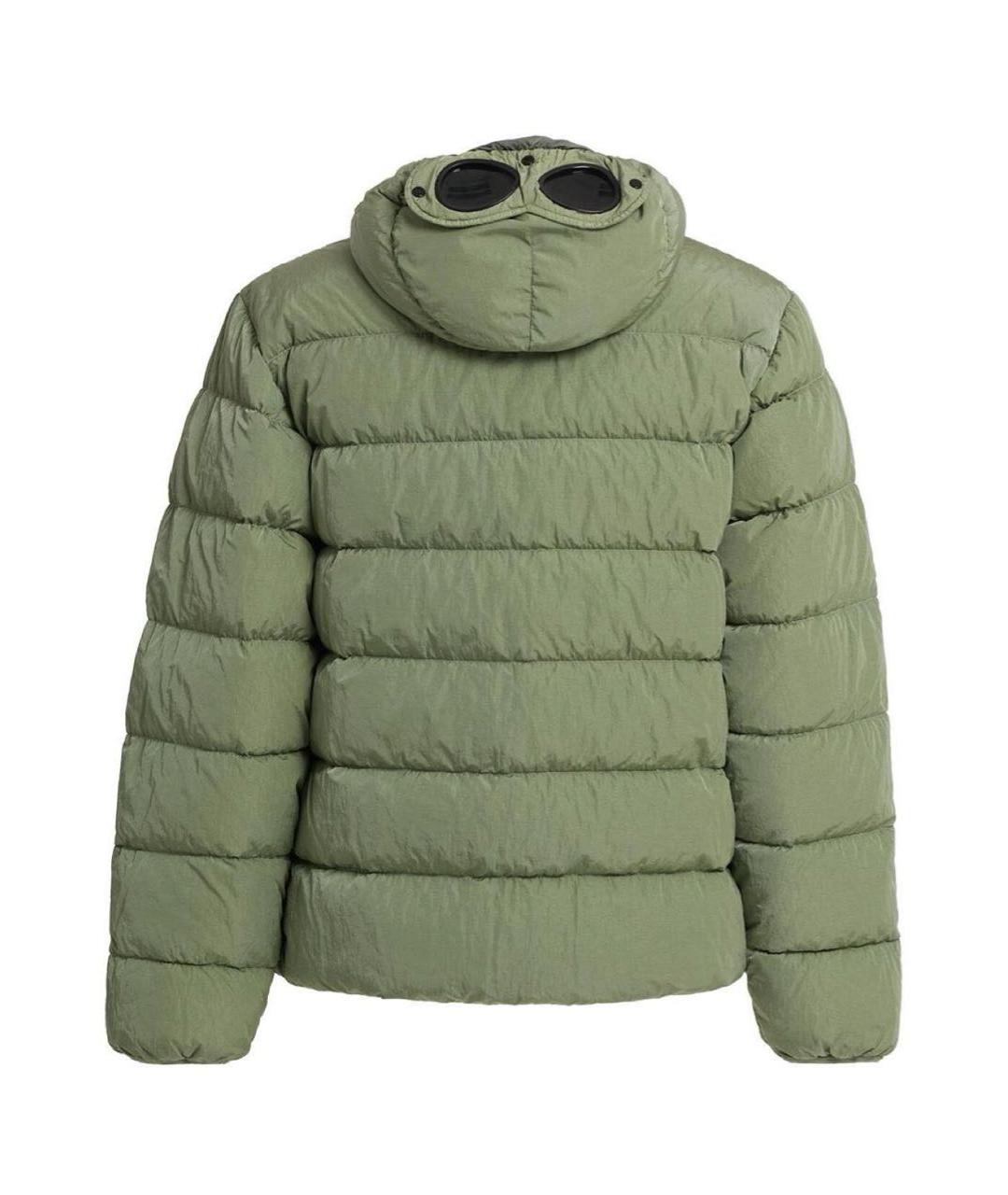 CP COMPANY Зеленый полиамидовый пуховик, фото 2