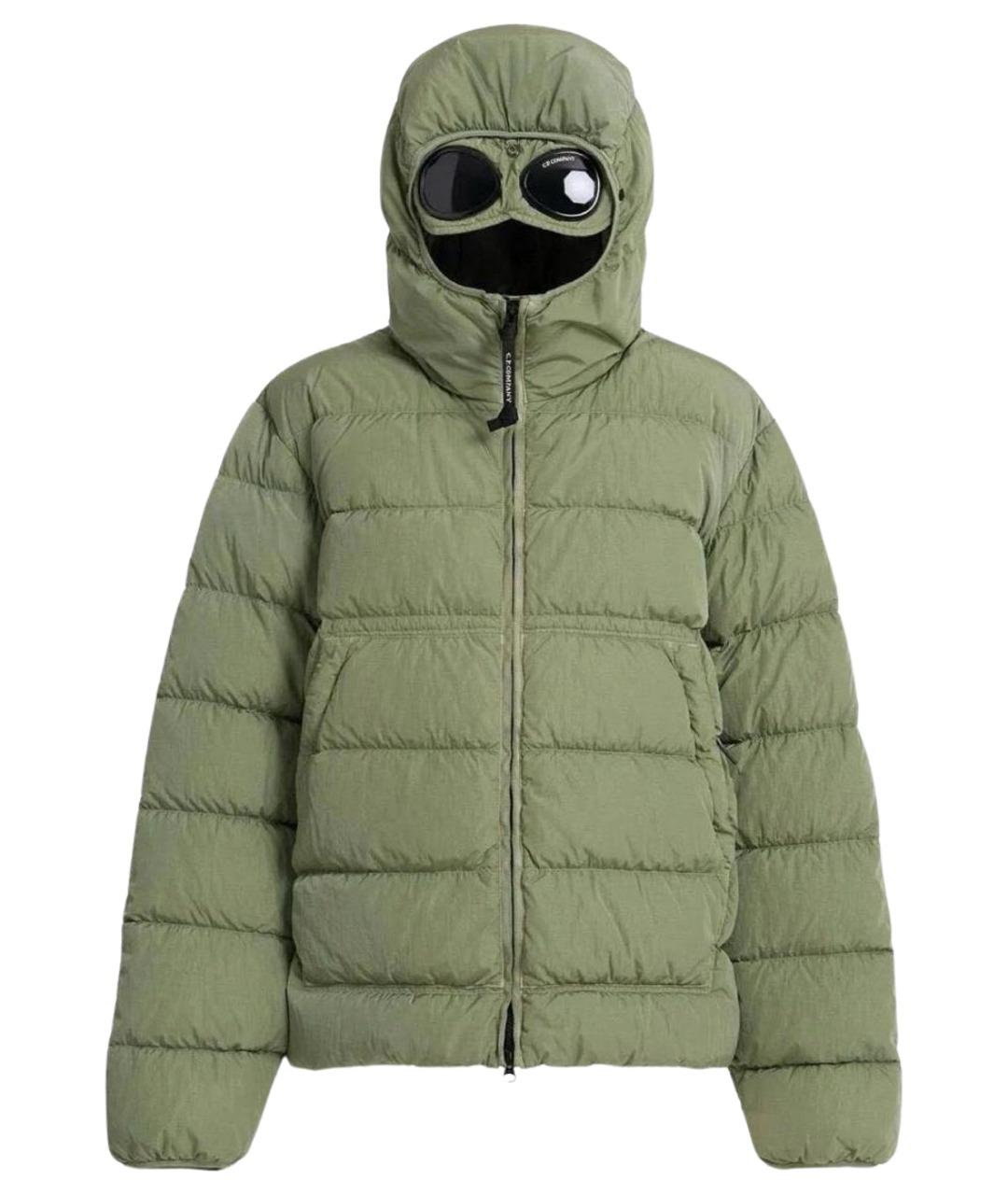 CP COMPANY Зеленый полиамидовый пуховик, фото 1
