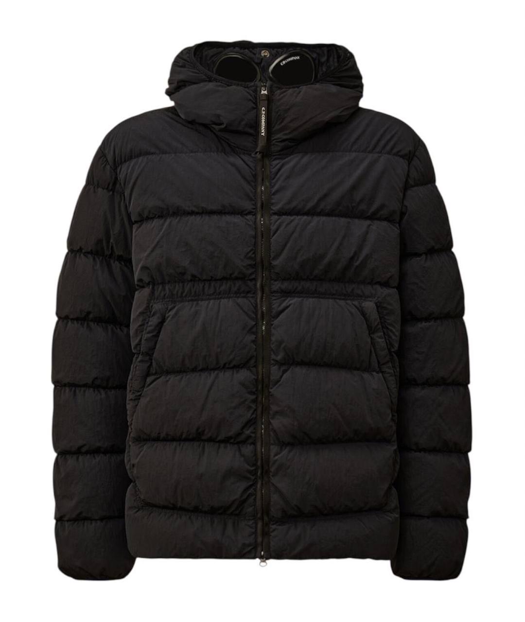 CP COMPANY Черный полиамидовый пуховик, фото 8