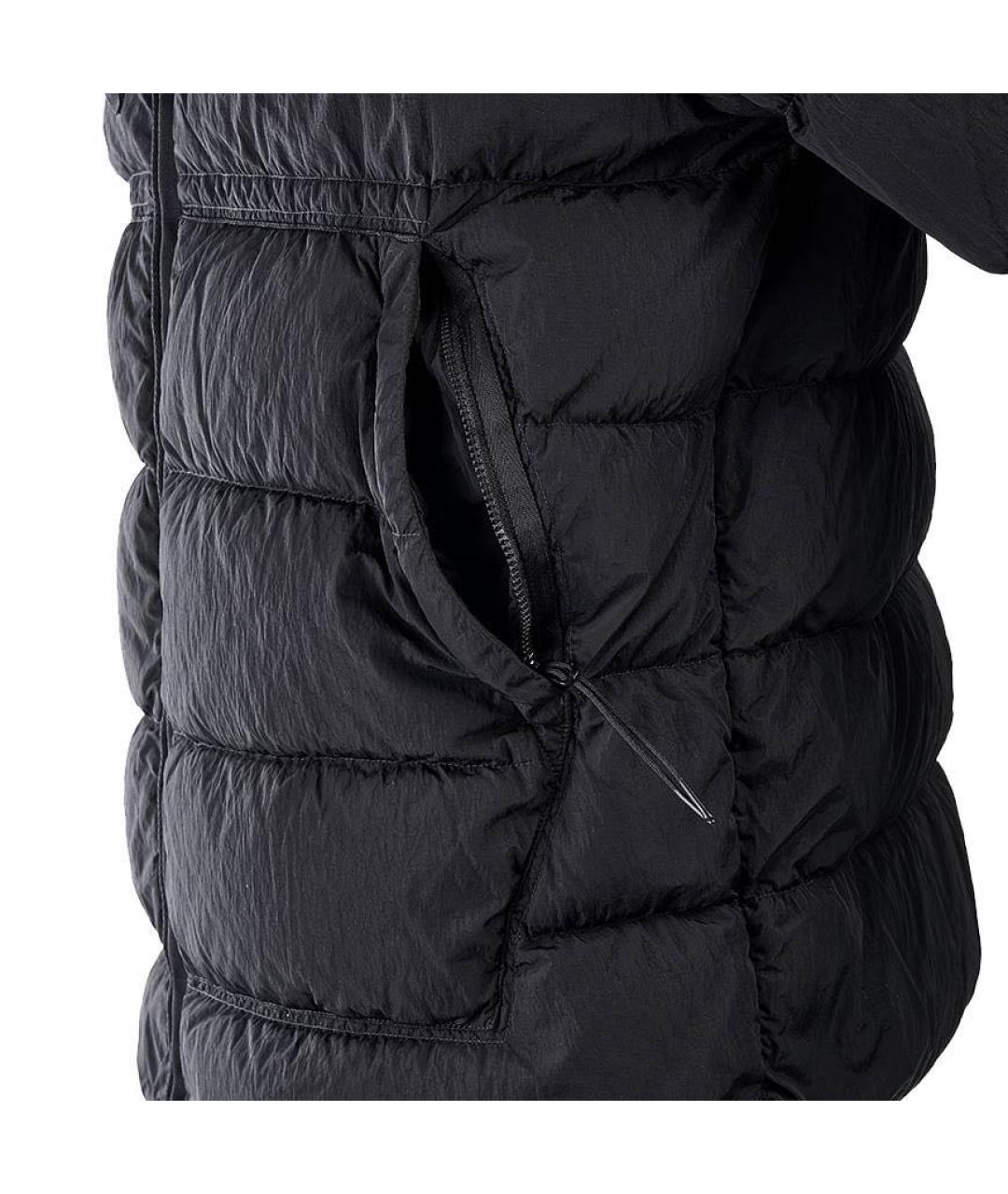 CP COMPANY Черный полиамидовый пуховик, фото 7