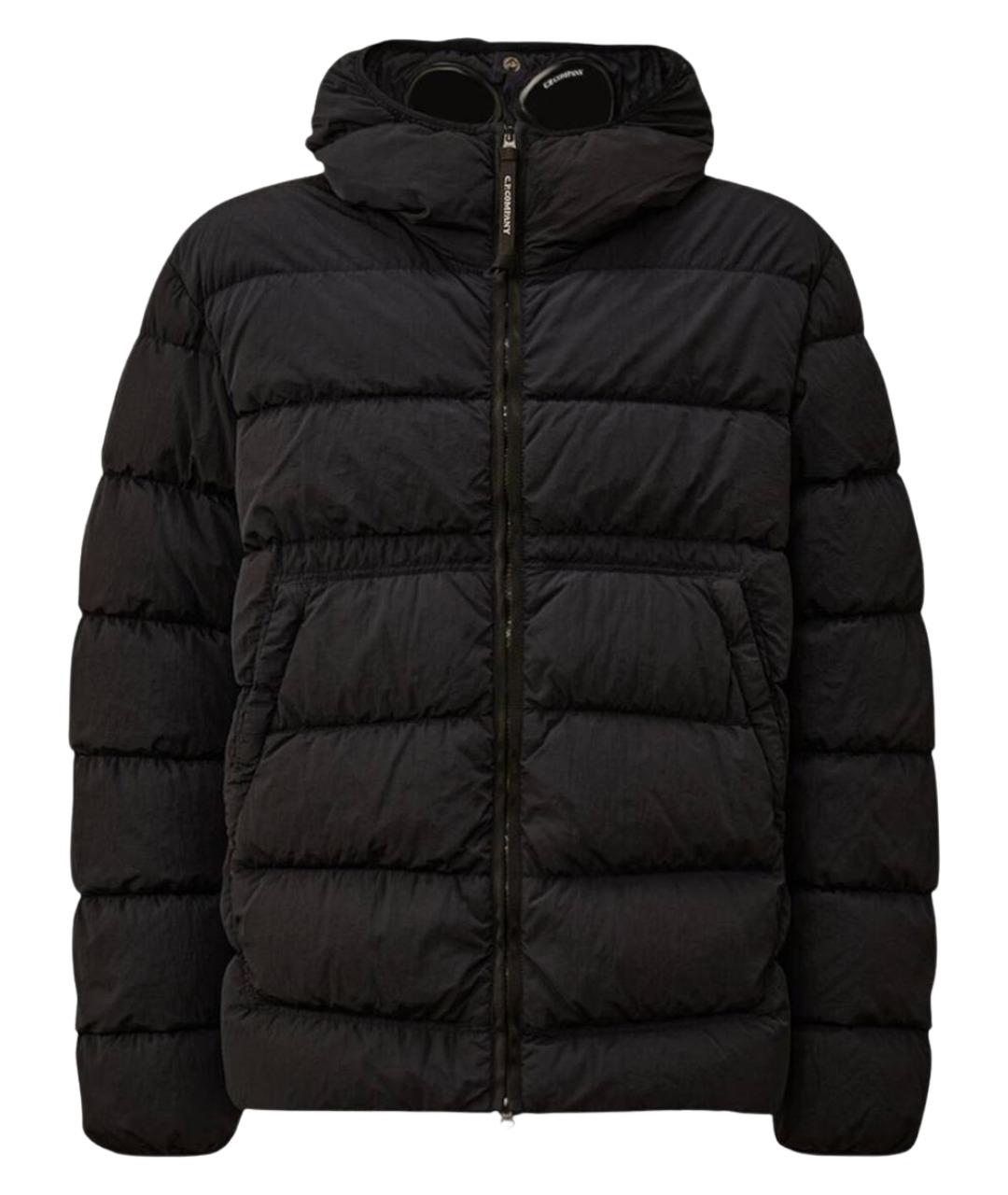 CP COMPANY Черный полиамидовый пуховик, фото 1