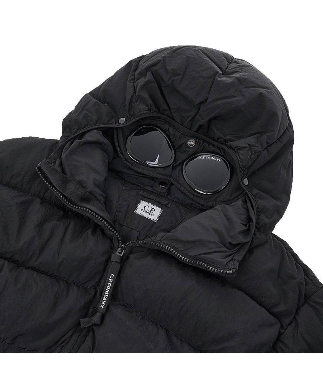 CP COMPANY Черный полиамидовый пуховик, фото 5