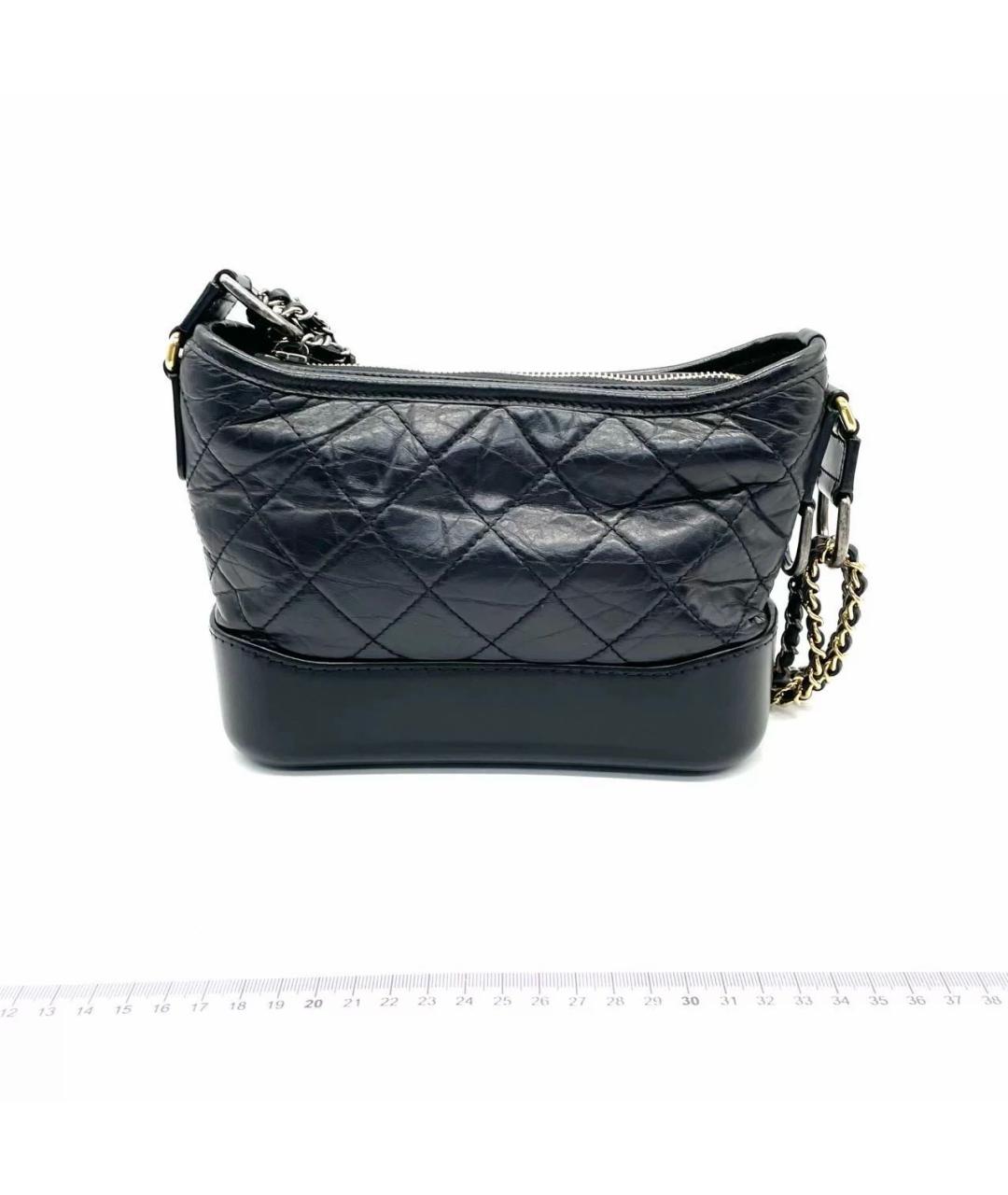 CHANEL Черная кожаная сумка через плечо, фото 3