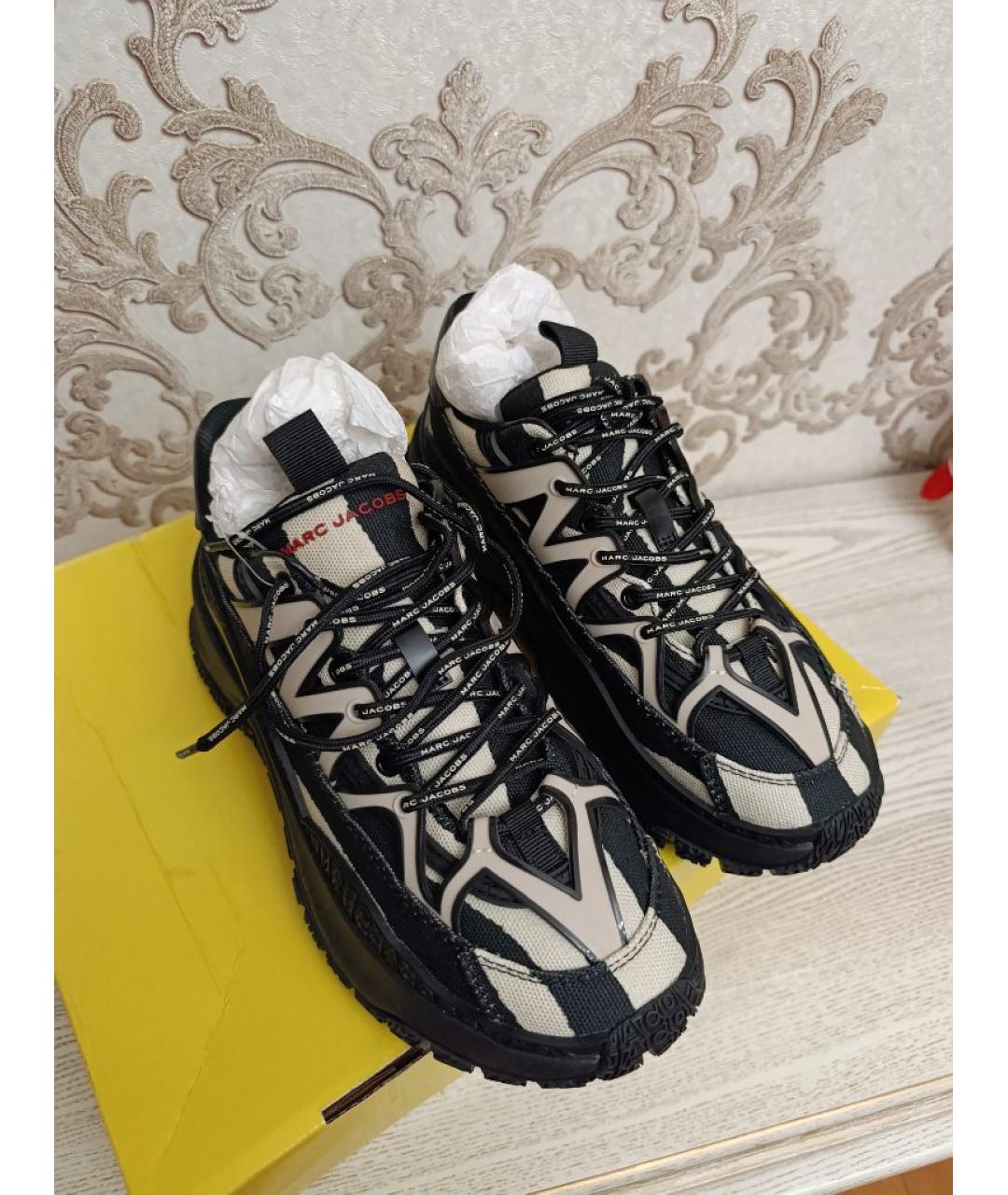 MARC JACOBS Черные текстильные кроссовки, фото 5