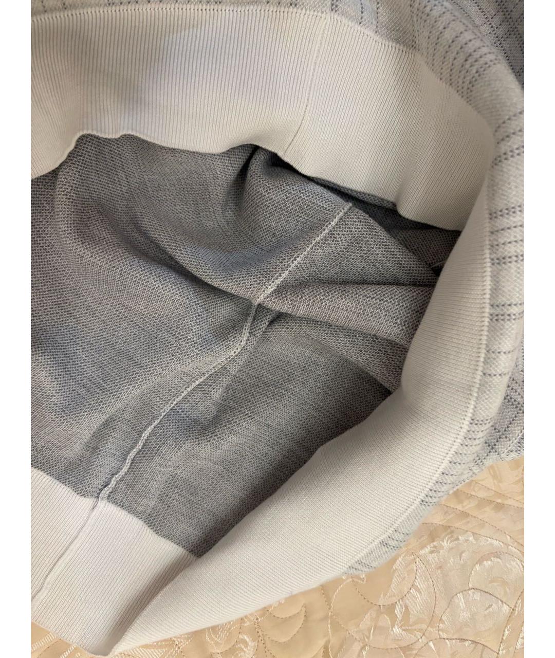 BRIONI Серый хлопковый джемпер / свитер, фото 6