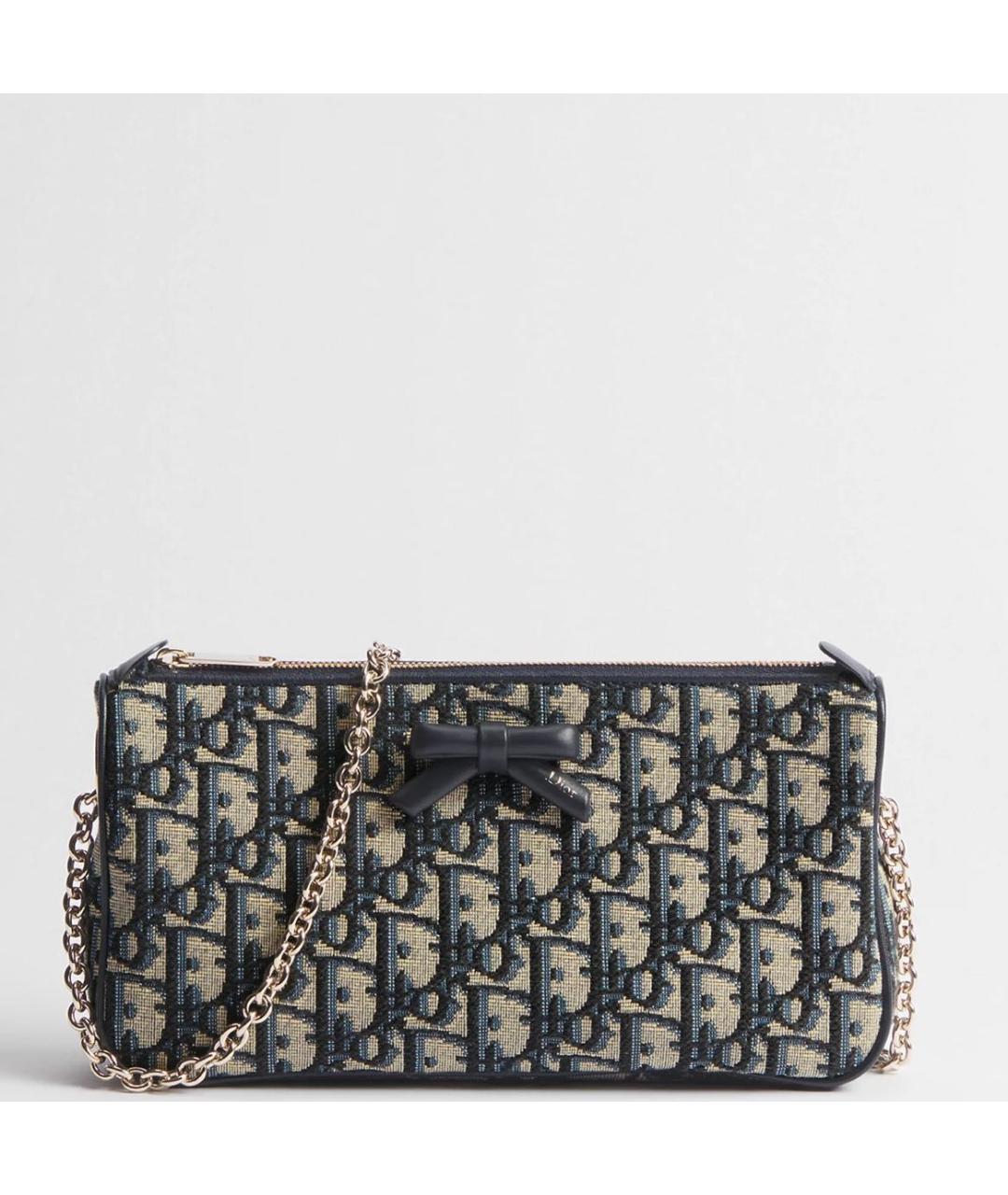 CHRISTIAN DIOR Синяя сумка через плечо, фото 5