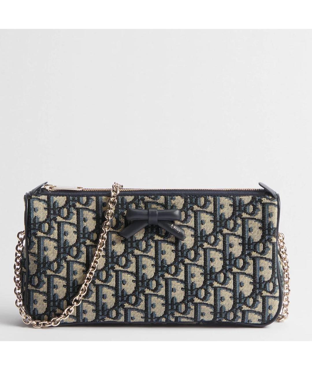 CHRISTIAN DIOR Синяя сумка через плечо, фото 3