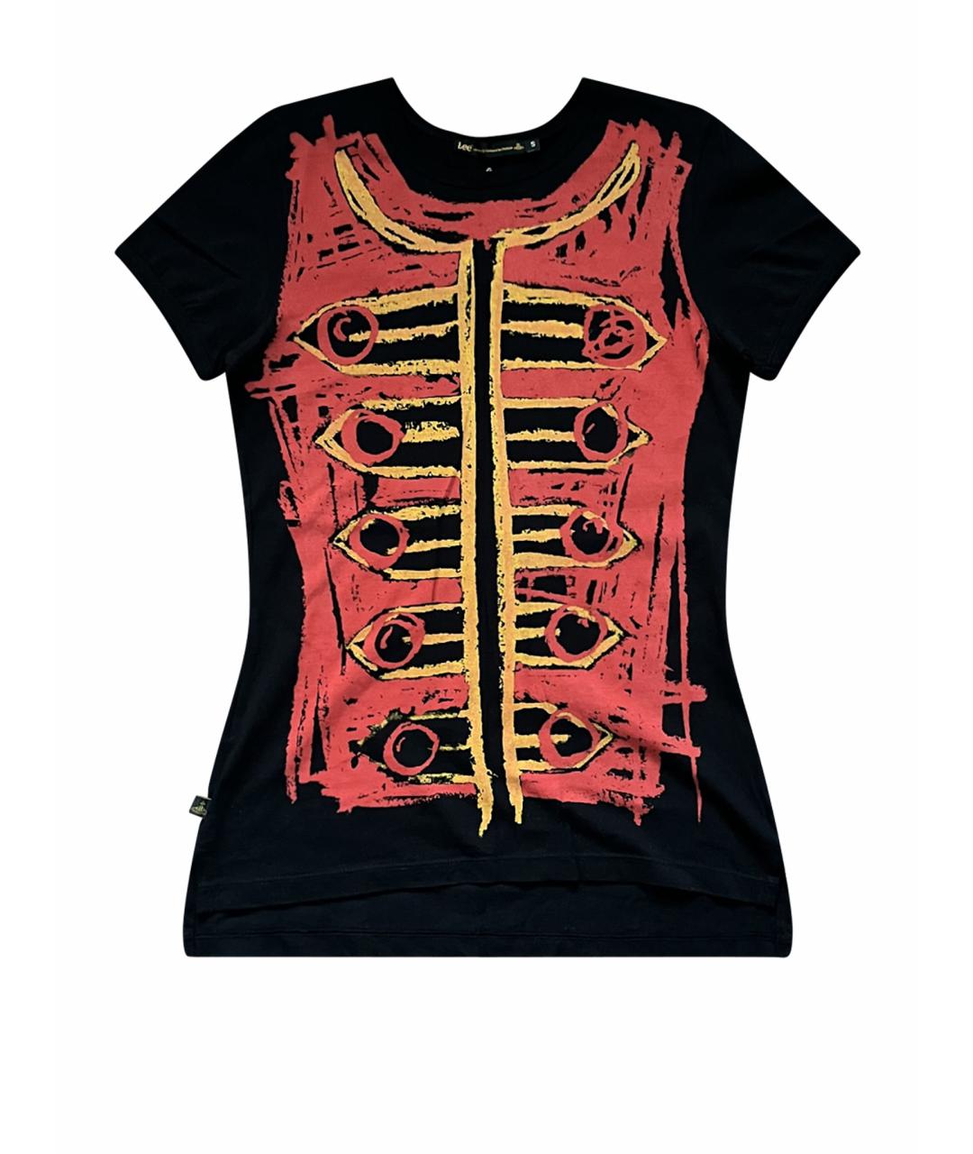 VIVIENNE WESTWOOD Черная хлопковая футболка, фото 1