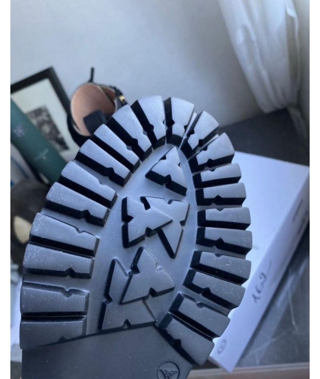 POLLINI Черные кожаные ботинки, фото 6