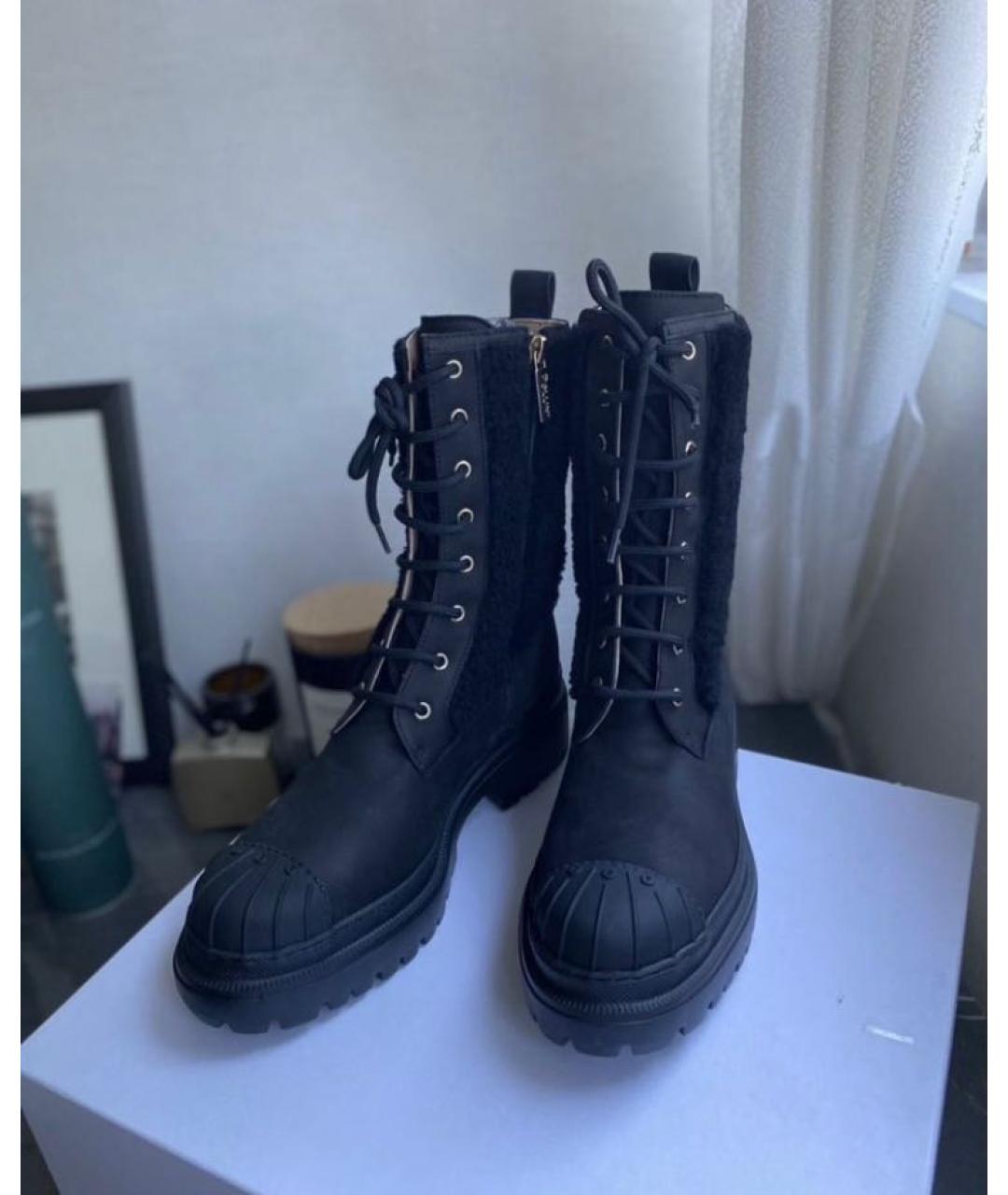 POLLINI Черные кожаные ботинки, фото 3