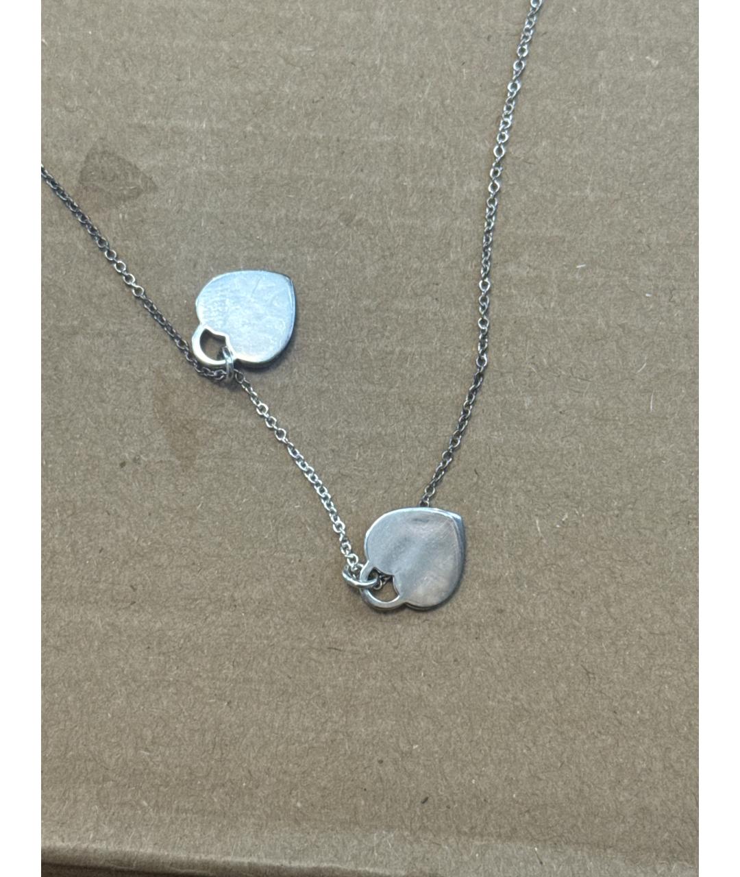 TIFFANY&CO Бирюзовое серебряное колье, фото 7