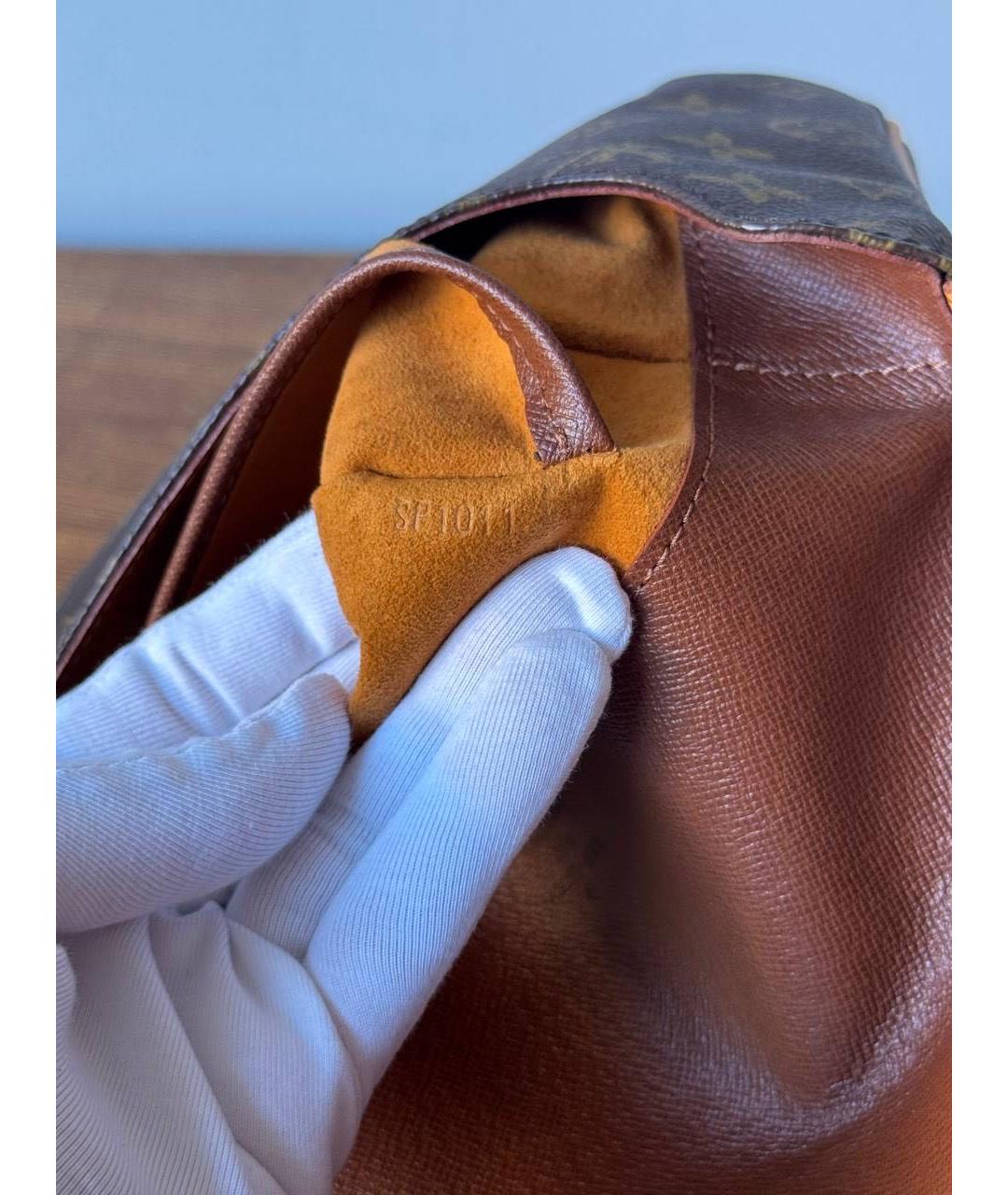 LOUIS VUITTON Коричневая сумка через плечо, фото 6