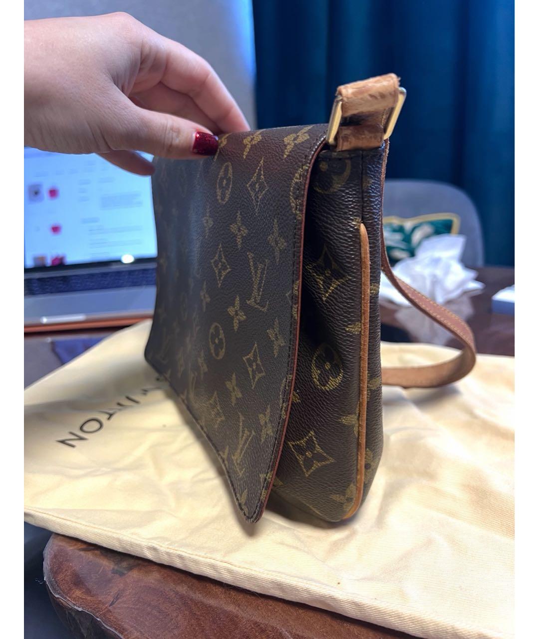 LOUIS VUITTON Коричневая сумка через плечо, фото 2