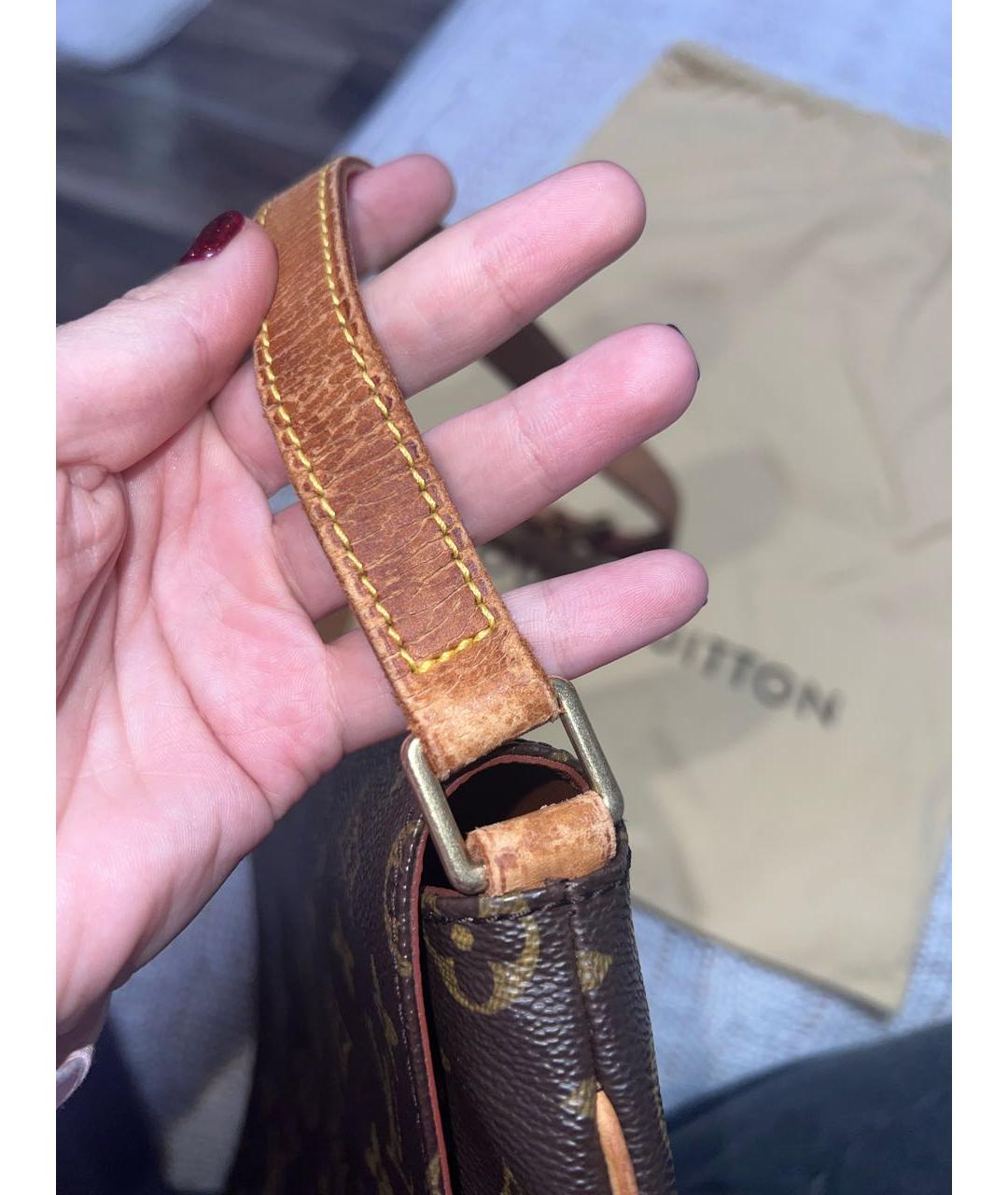 LOUIS VUITTON Коричневая сумка через плечо, фото 8