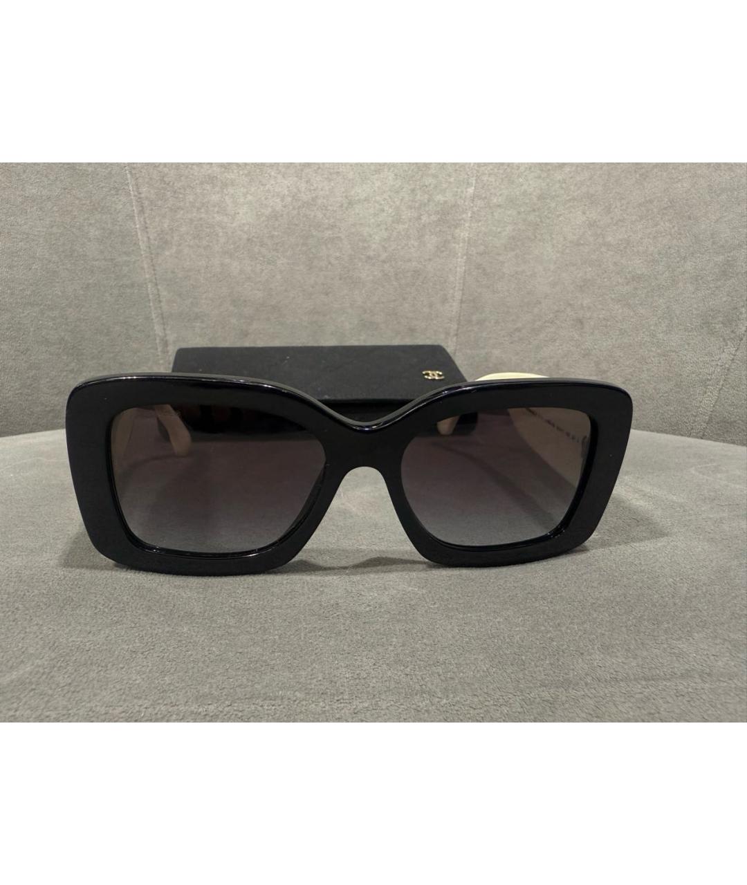 CHANEL Мульти пластиковые солнцезащитные очки, фото 8