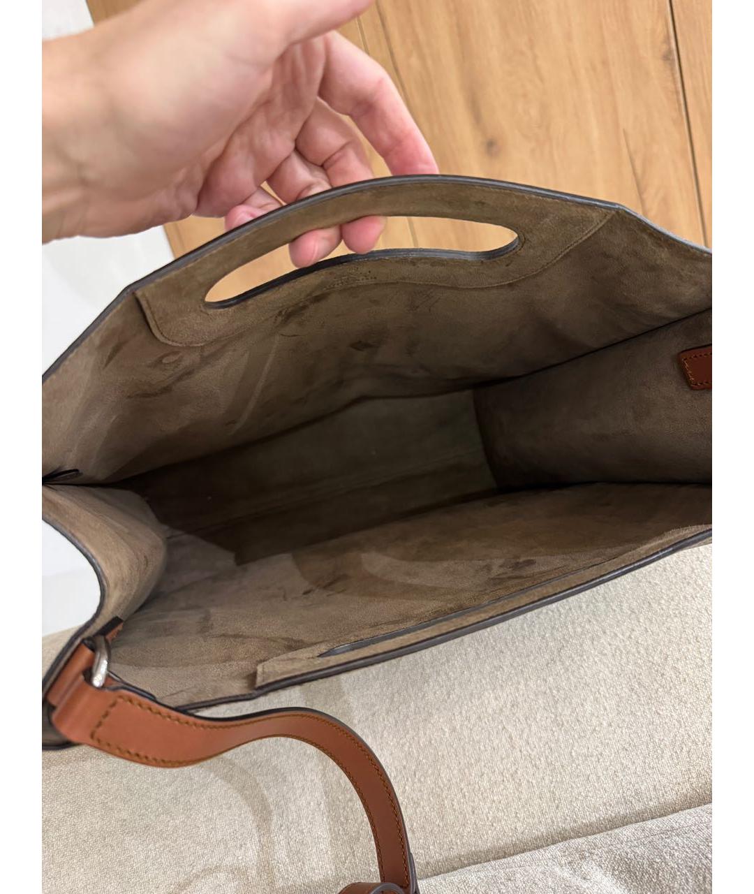 GUCCI Коричневая сумка тоут, фото 4
