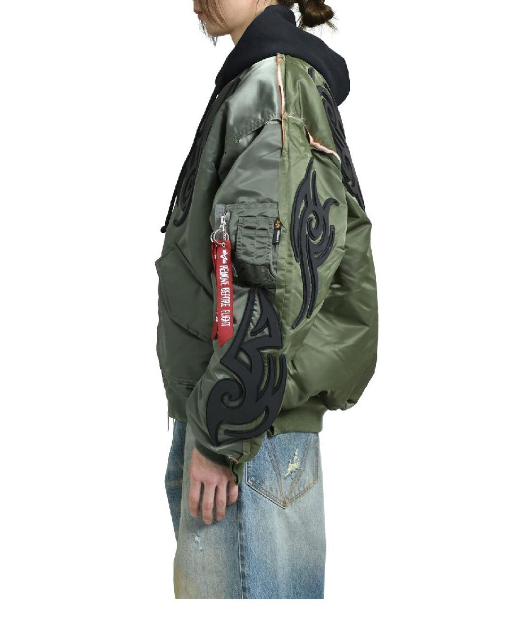 VETEMENTS Зеленая куртка, фото 7