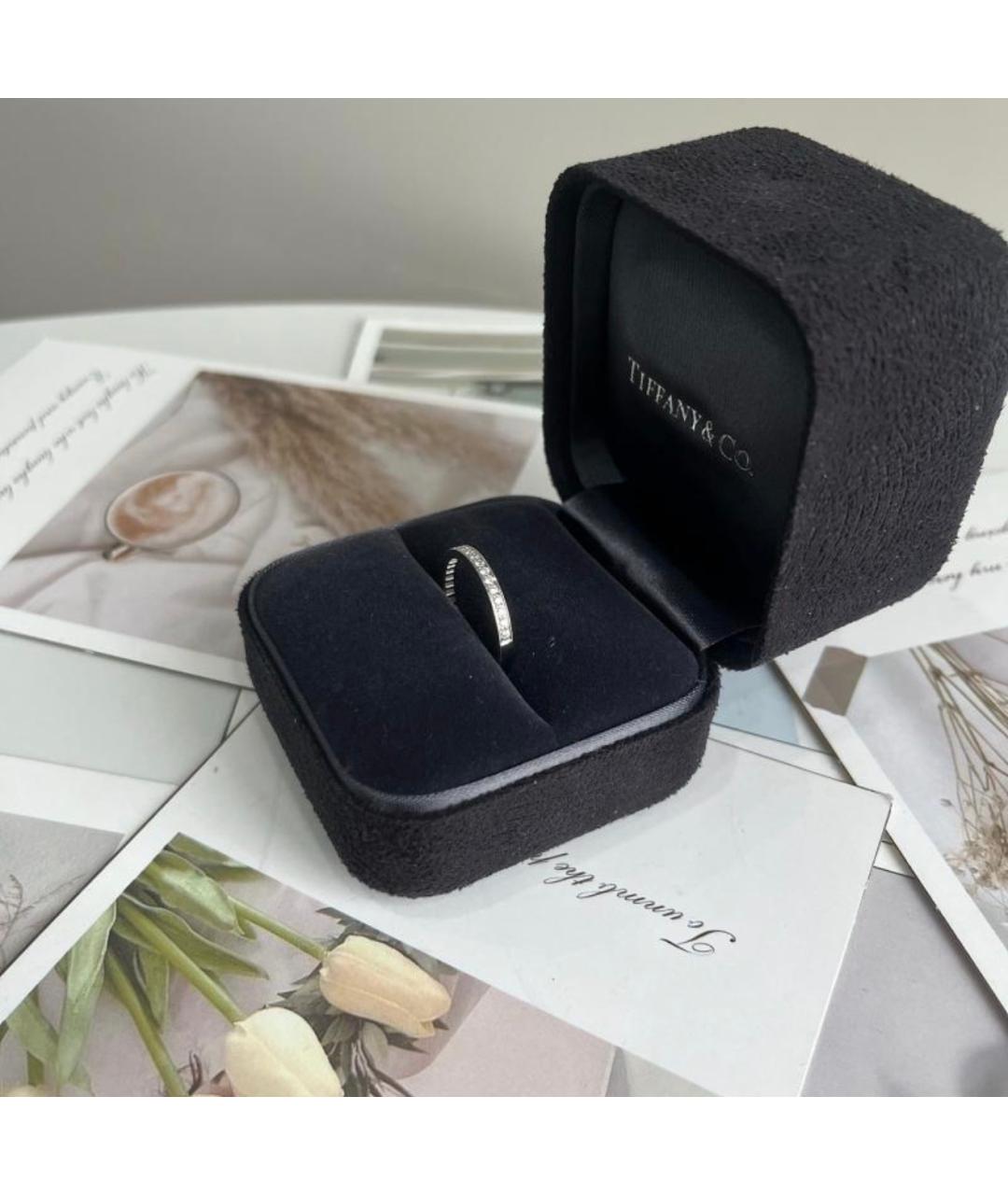 TIFFANY&CO Серебряное платиновое кольцо, фото 5