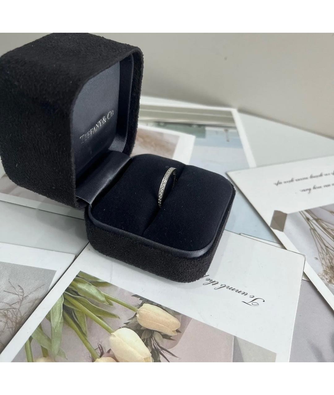 TIFFANY&CO Серебряное платиновое кольцо, фото 2